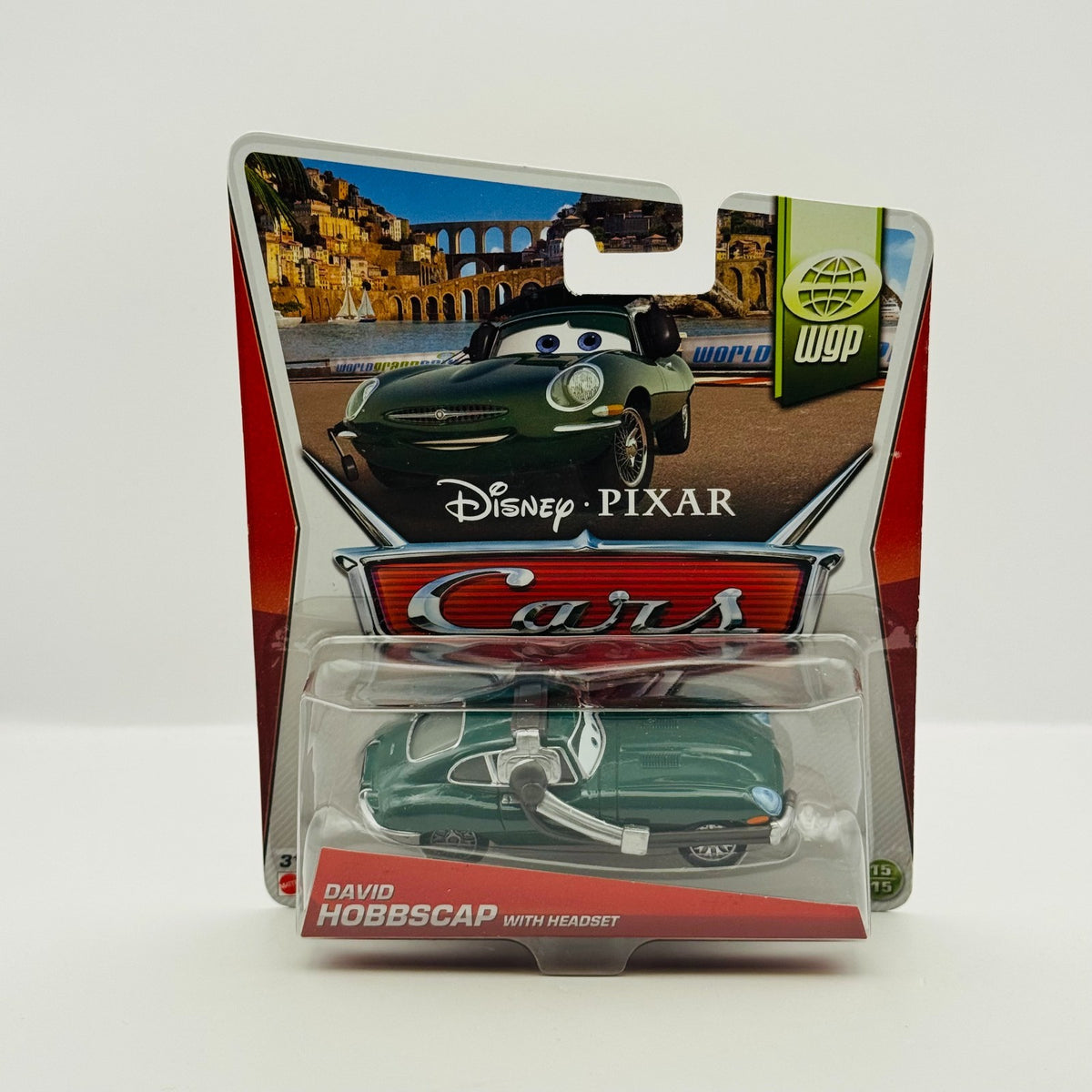 Disney Pixar Cars - DAVID HOBBSCAPP WITH HEADSET WGP 2014 - 1:55 Diecast