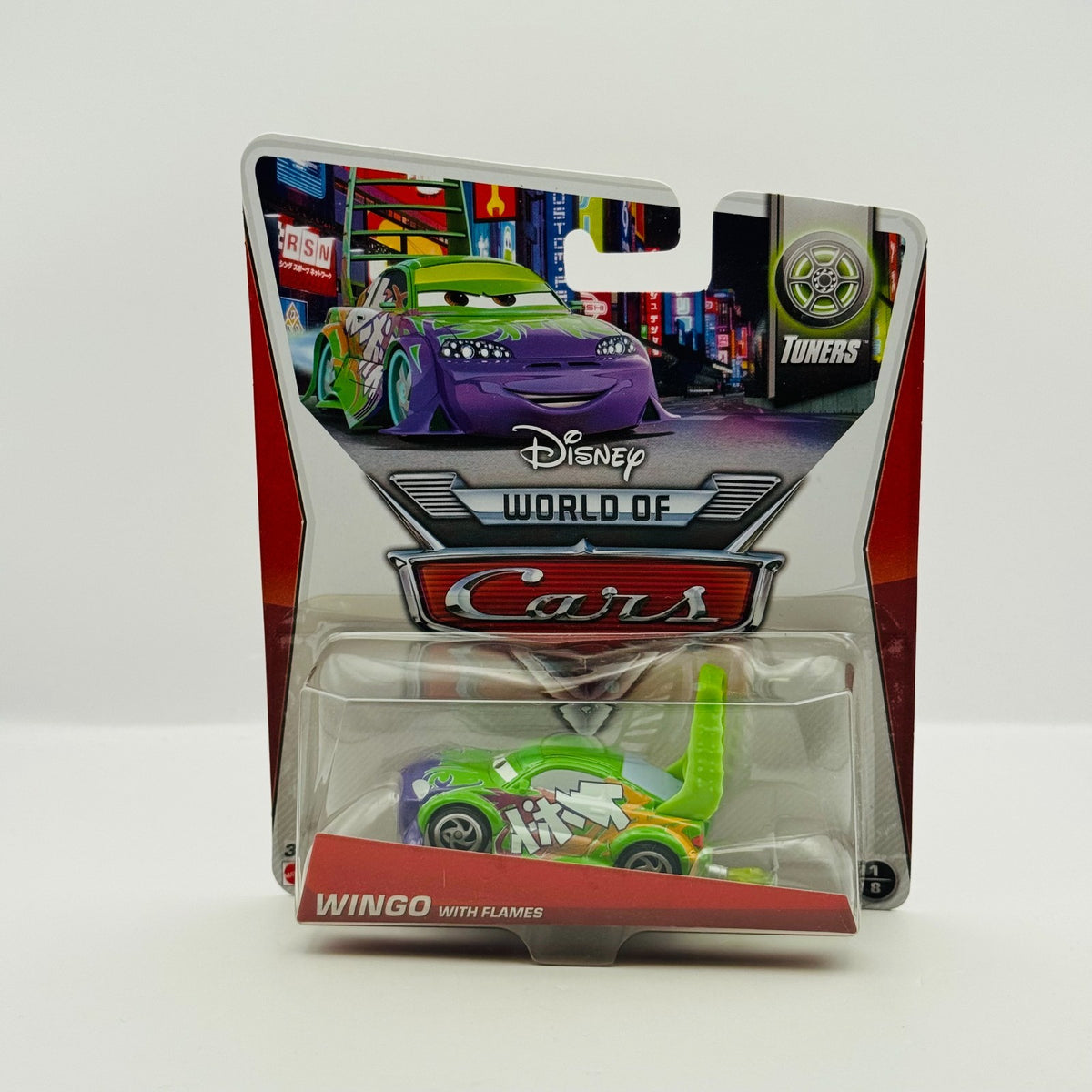 Disney Pixar Cars - WINGO WITH FLAMES Tuners 2014 - 1:55 Diecast