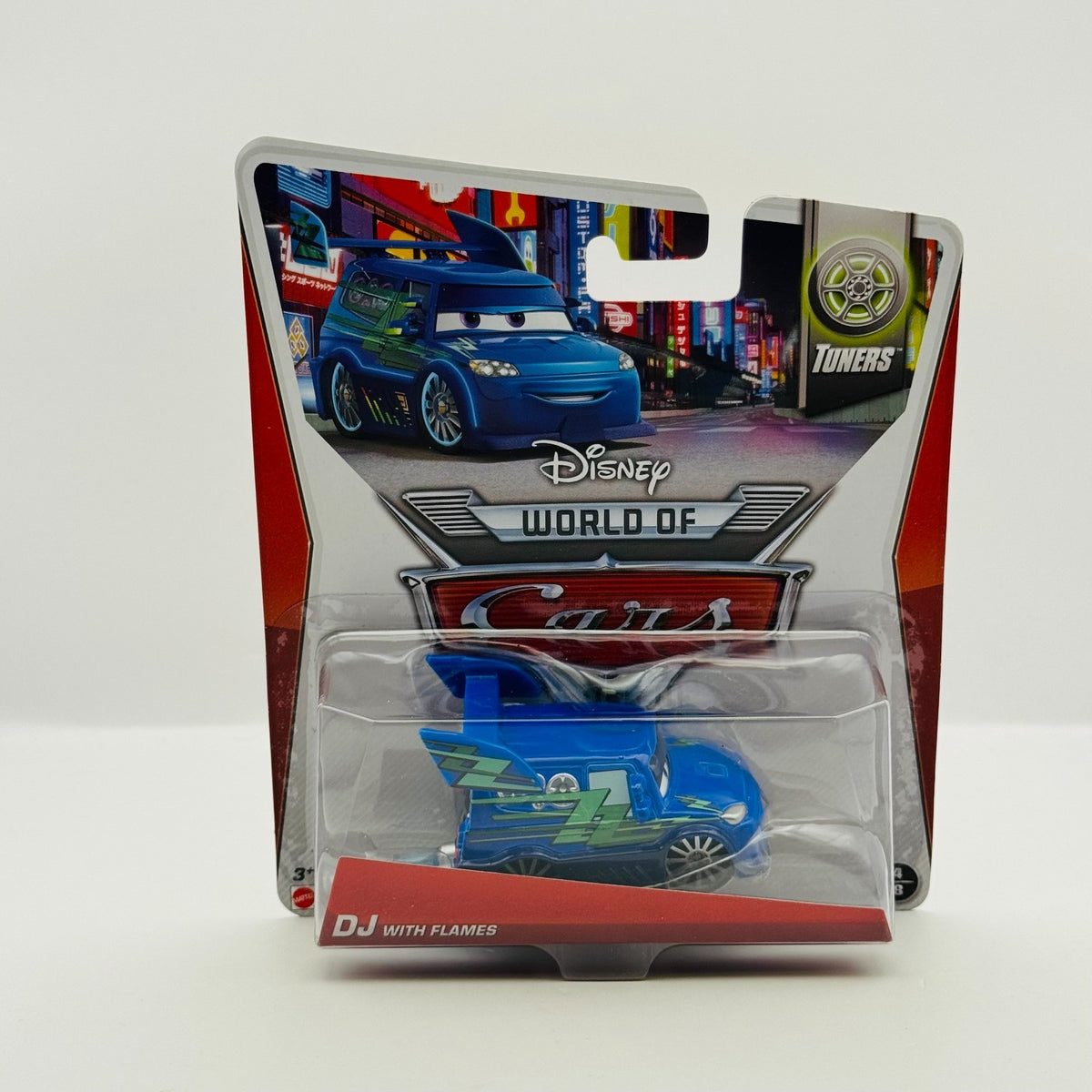 Disney Pixar Cars - DJ WITH FLAMES Tuners 2014 - 1:55 Diecast