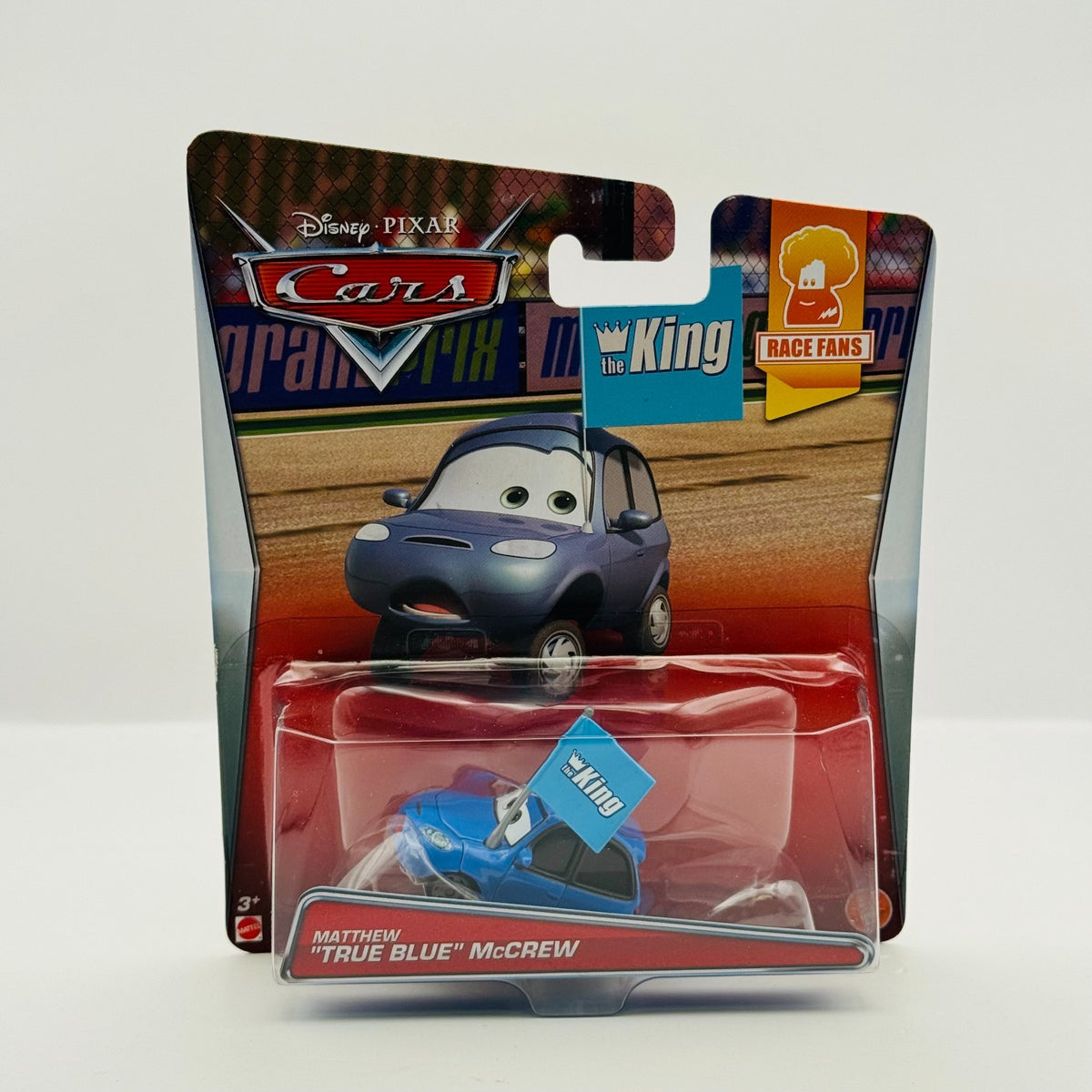 Disney Pixar Cars - MATTHEW TRUE BLUE MCCREW Race Fans 2015 - 1:55 Diecast