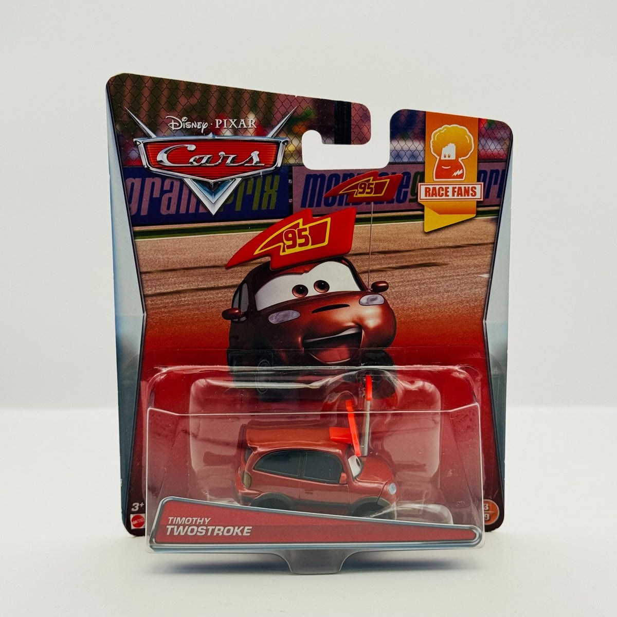 Disney Pixar Cars - TIMOTHY TWOSTROKE Race Fans 2015 - 1:55 Diecast