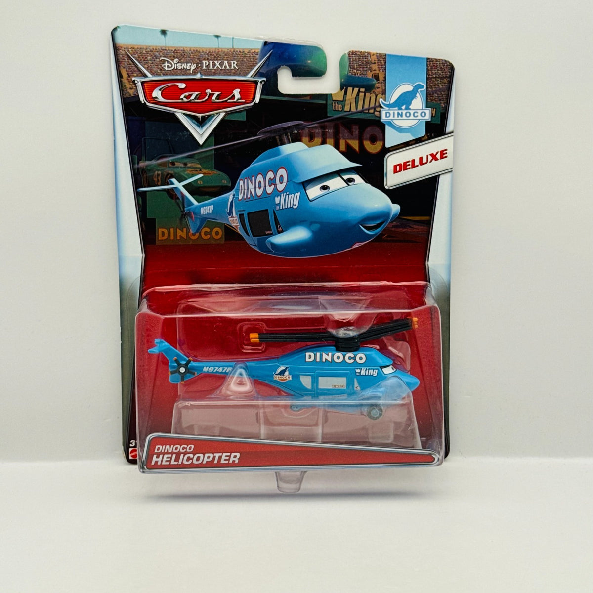 Disney Pixar Cars - ROTOR TURBOSKY DINOCO HELICOPTER Deluxe 2015 - 1:55 Diecast