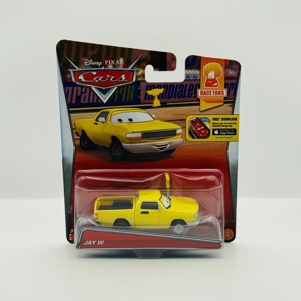 Disney Pixar Cars - JAY W. Race Fans 2015 - 1:55 Diecast