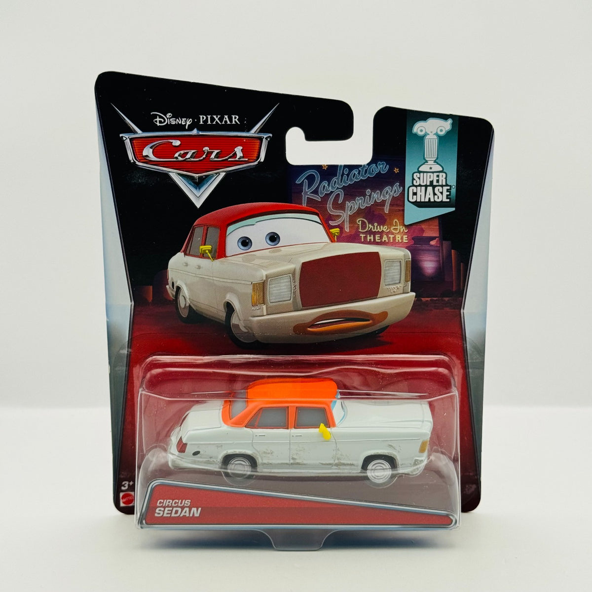 Disney Pixar Cars - CIRCUS SEDAN SUPER CHASE 2015 - 1:55 Diecast