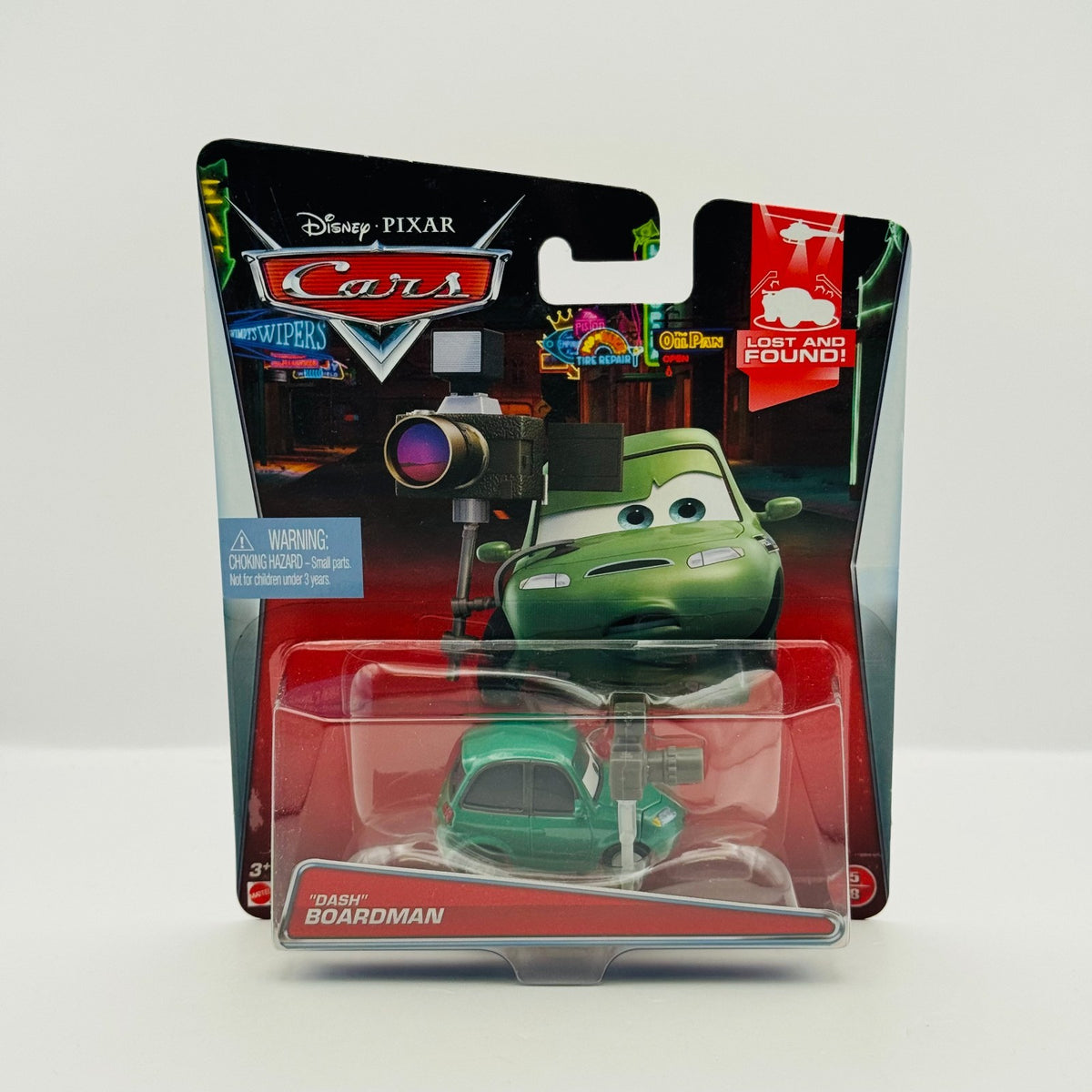 Disney Pixar Cars - DASH BOARDMAN Lost & Found 2015 - 1:55 Diecast