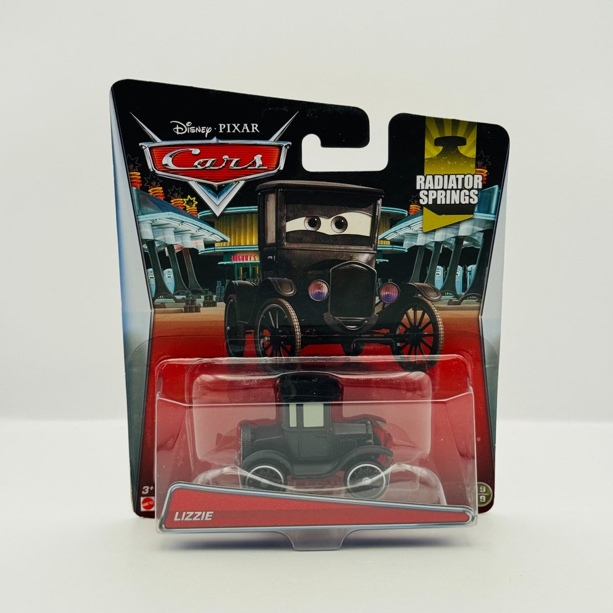 Disney Pixar Cars - LIZZIE [Ford Model T] Radiator Springs 2015 - 1:55 Diecast