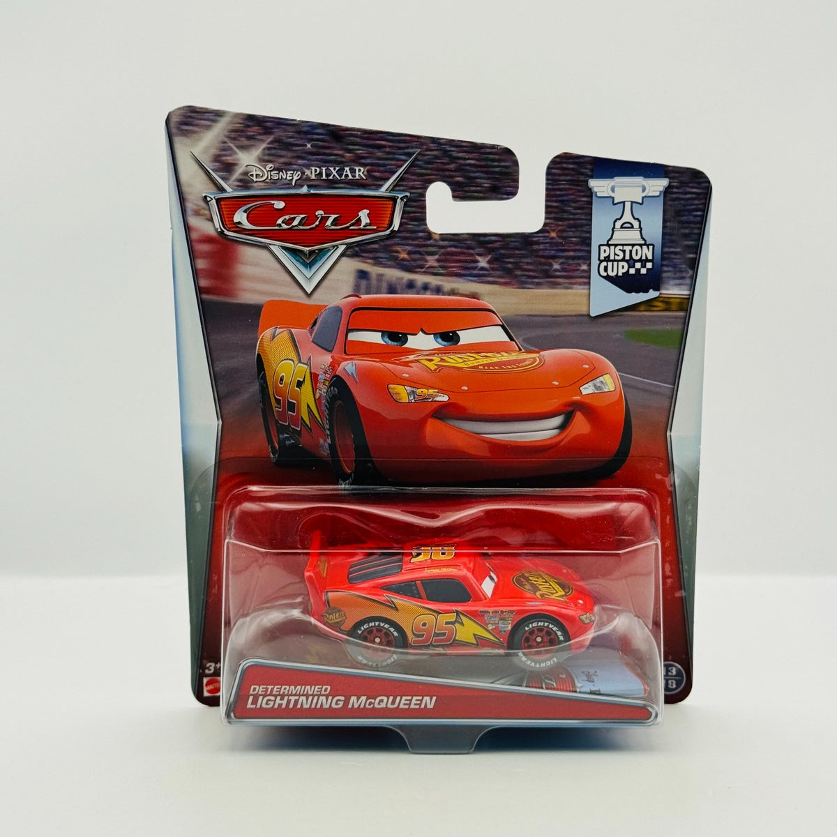 Disney Pixar Cars - DETERMINED LIGHTNING MCQUEEN Piston Cup 2015 - 1:55 Diecast