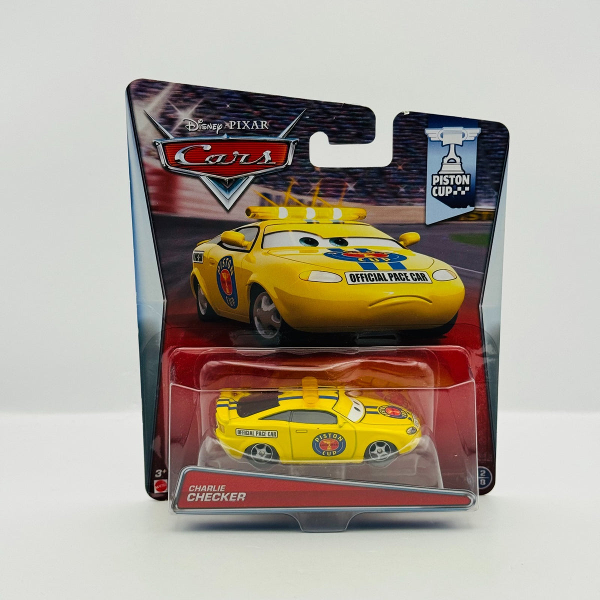Disney Pixar Cars - CHARLIE CHECKER Piston Cup 2015 - 1:55 Diecast