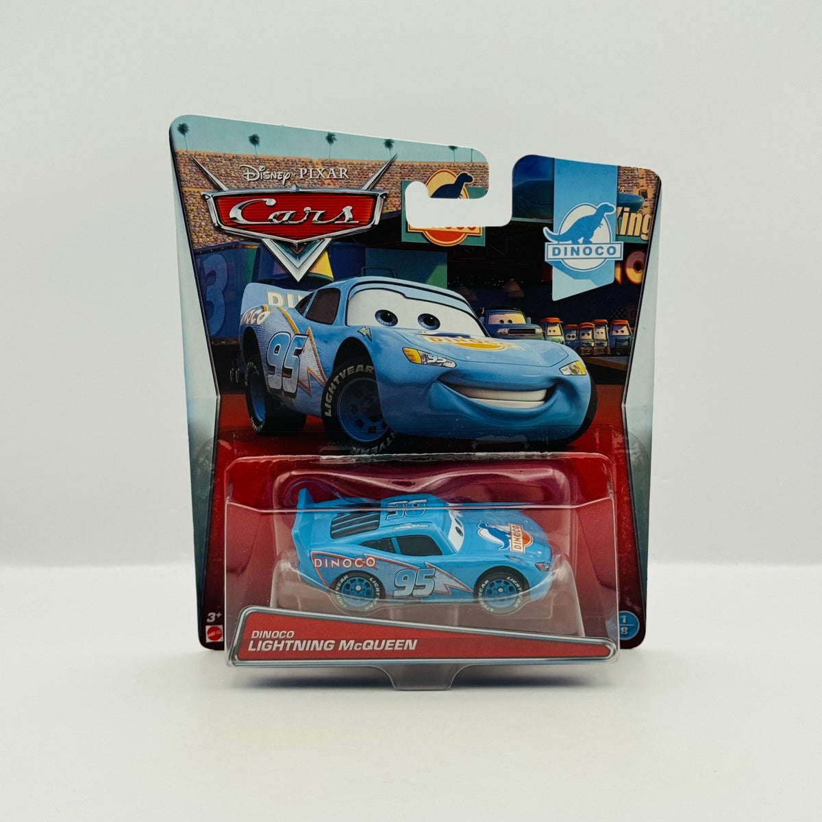 Disney Pixar Cars - DINOCO LIGHTNING MCQUEEN Dinoco 2015 - 1:55 Diecast