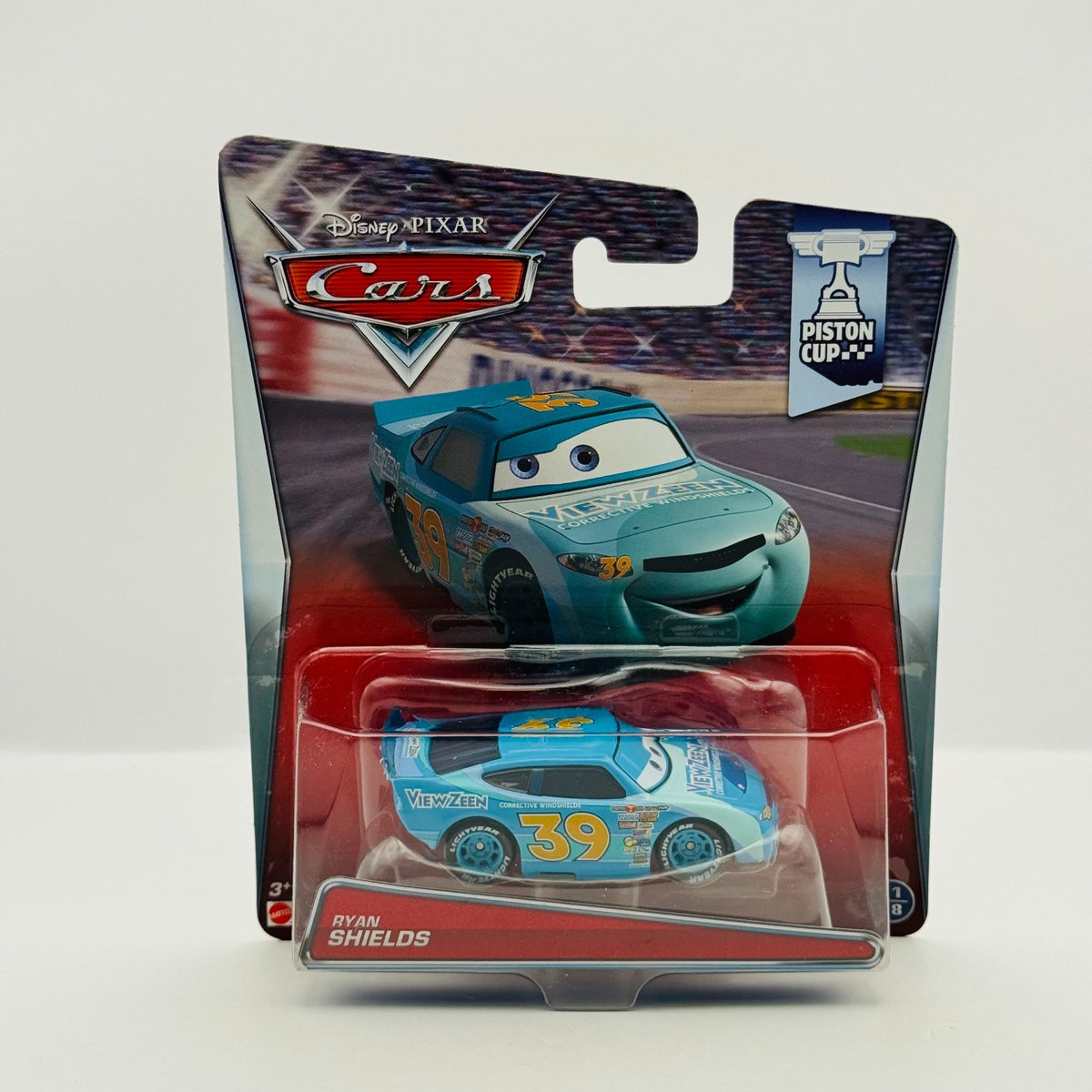 Disney Pixar Cars - VIEW ZEEN RYAN SHIELDS Piston Cup 2015 - 1:55 Diecast
