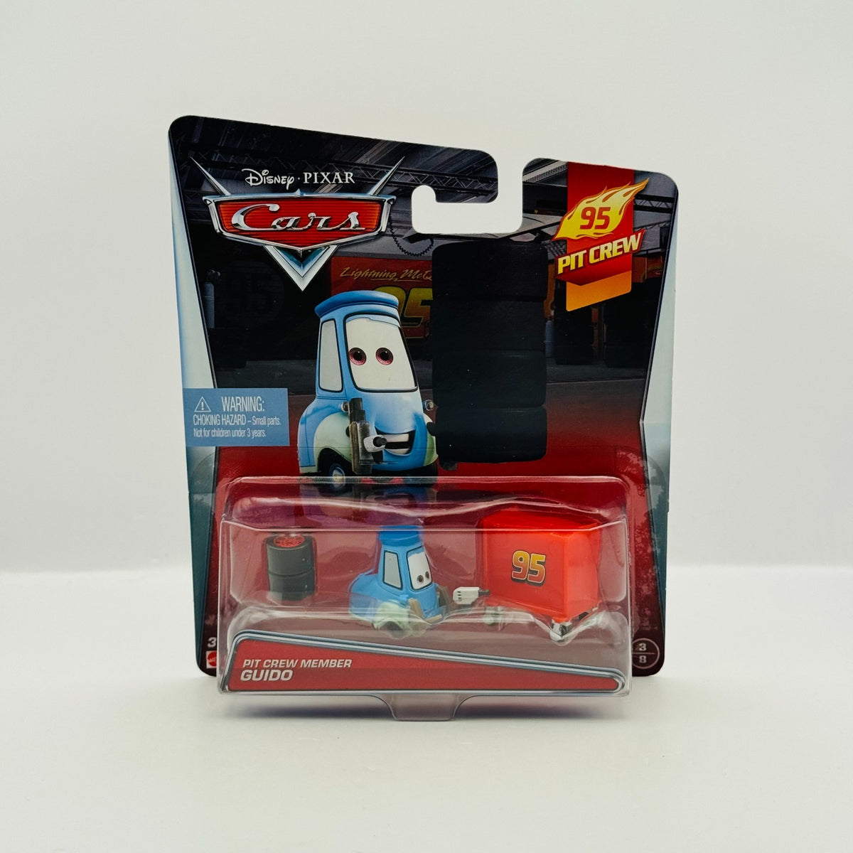 Disney Pixar Cars - PIT CREW MEMBER GUIDO 95 Pit Crew 2015 - 1:55 Diecast