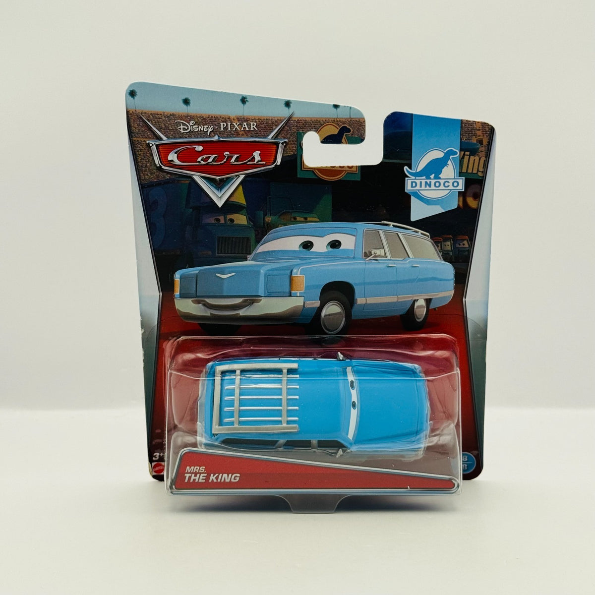 Disney Pixar Cars - MRS THE KING Dinoco 2015 - 1:55 Diecast