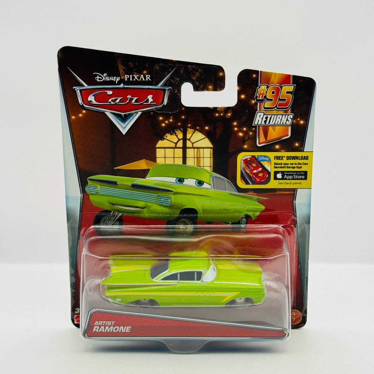 Disney Pixar Cars - BODY SHOP ARTIST RAMONE 95 Returns 2016 - 1:55 Diecast