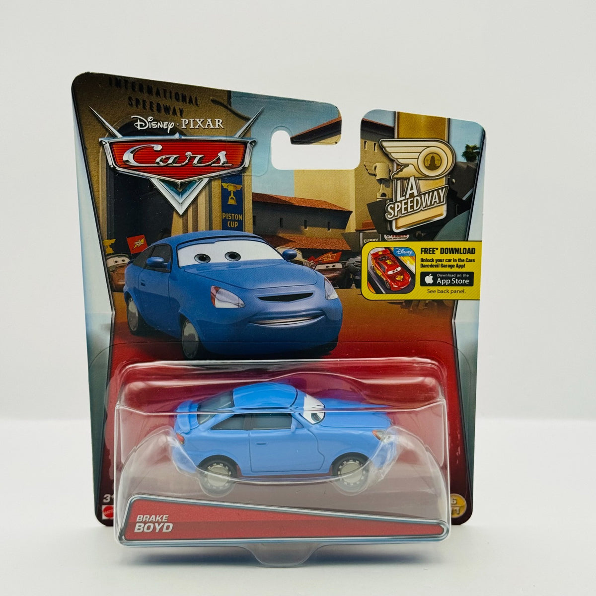 Disney Pixar Cars - BRAKE BOYD LA Speedway 2016 - 1:55 Diecast
