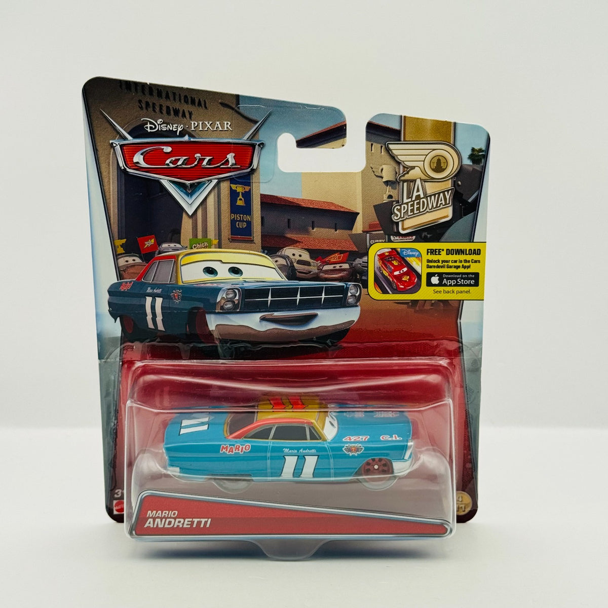 Disney Pixar Cars - MARIO ANDRETTI LA Speedway 2016 - 1:55 Diecast