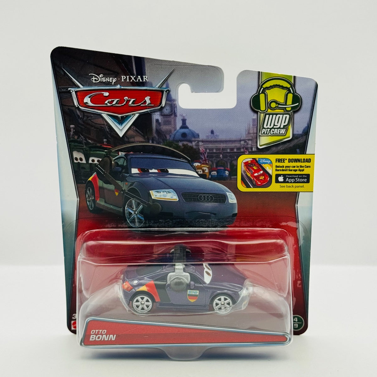 Disney Pixar Cars - OTTO BONN MAX'S CHIEF WGP Pit Crew 2016 - 1:55 Diecast