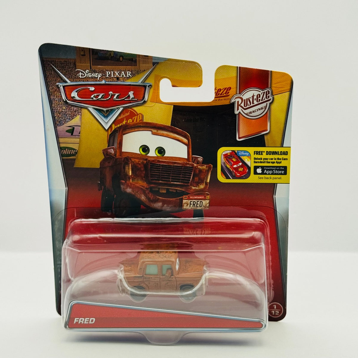 Disney Pixar Cars - FRED (Small) Rusteze Racing 2016 - 1:55 Diecast