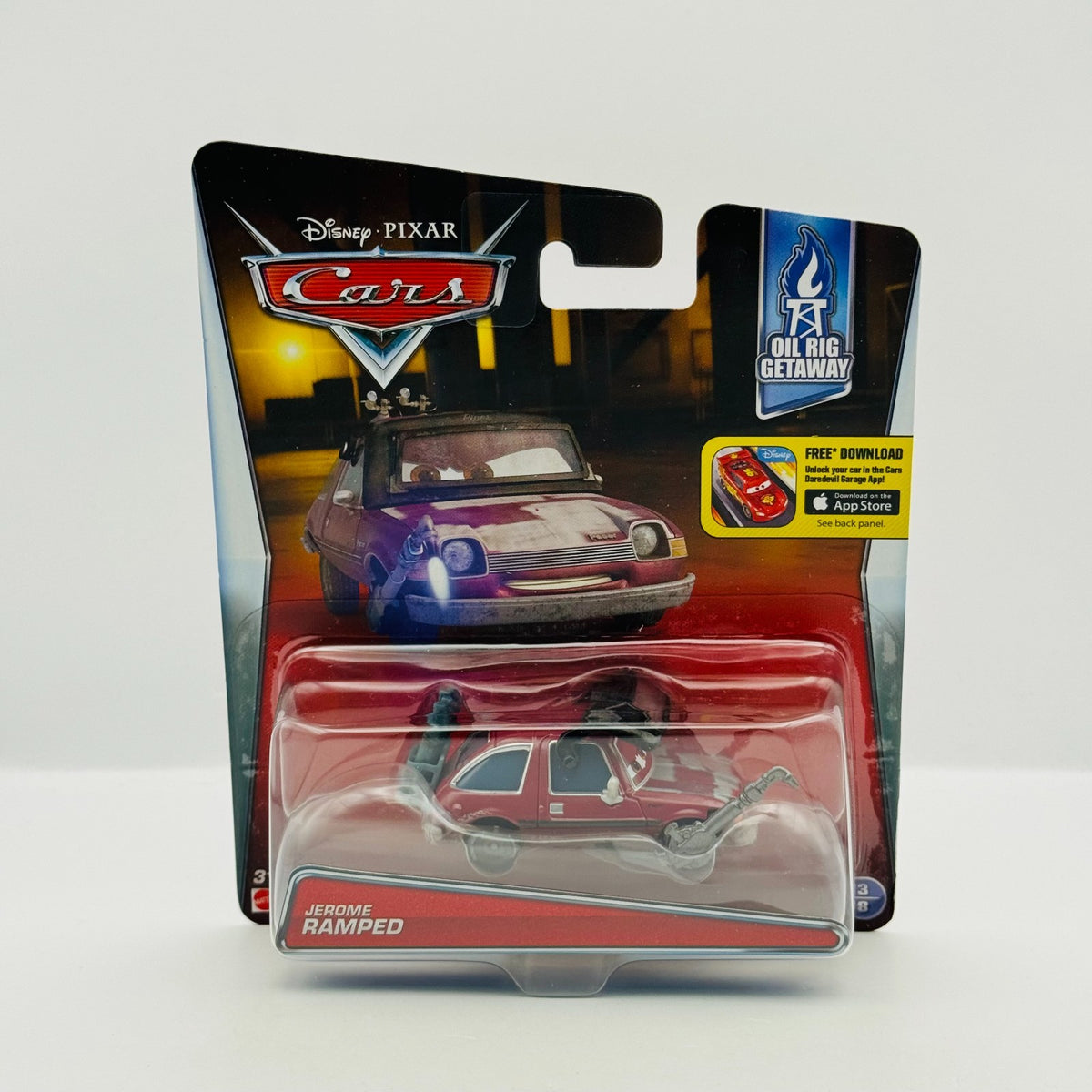 Disney Pixar Cars - JEROME RAMPED Oil Rig Getaway 2016 - 1:55 Diecast