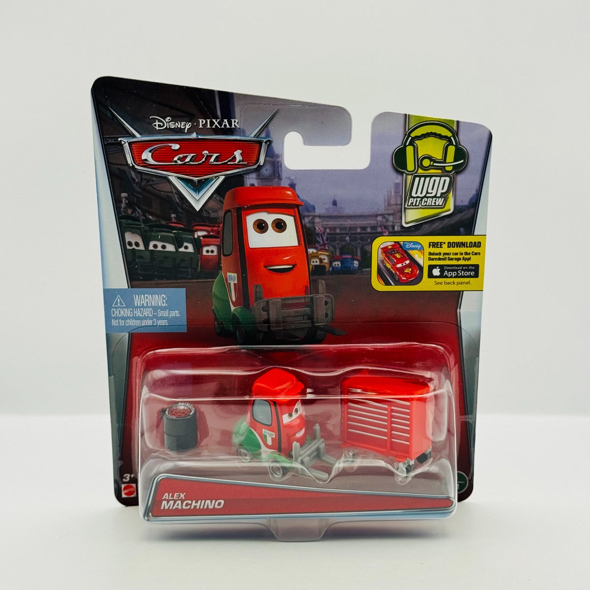 Disney Pixar Cars - ALEX MACHINO Francesco Pitty WGP Pit Crew 2016- 1:55 Diecast