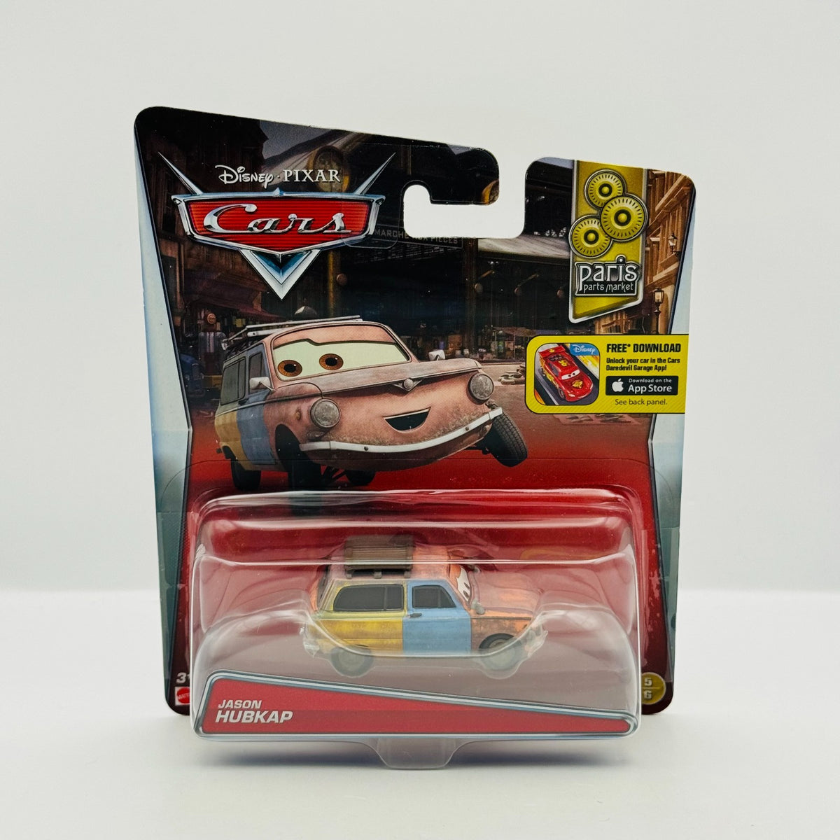 Disney Pixar Cars - JASON HUBKAP Paris Parts Market 2016 - 1:55 Diecast