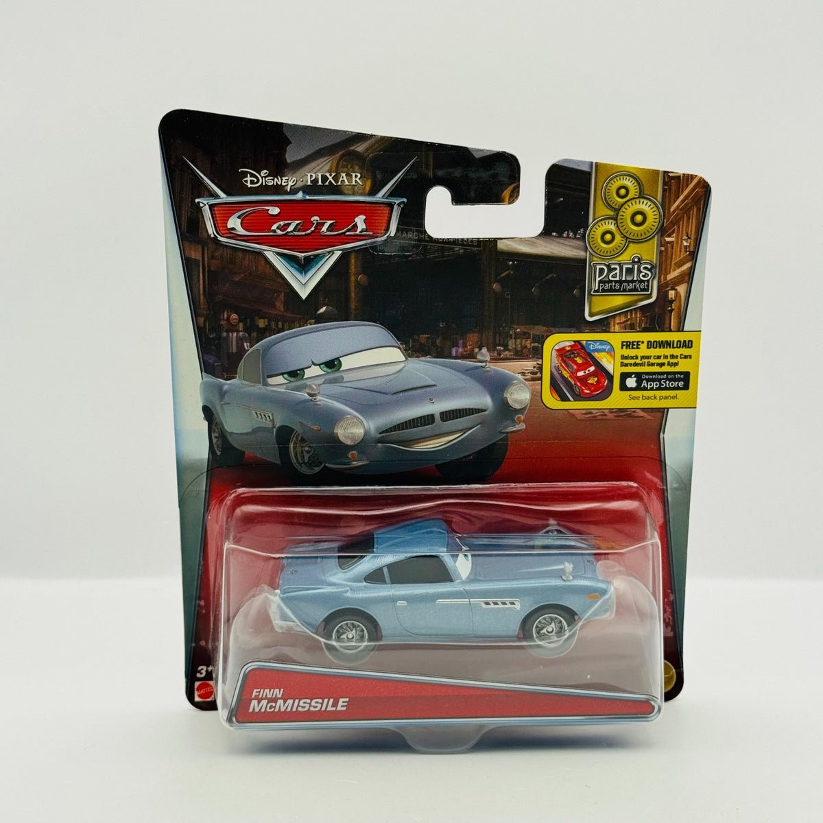 Disney Pixar Cars - FINN MCMISSILE Paris Parts Market 2016 - 1:55 Diecast