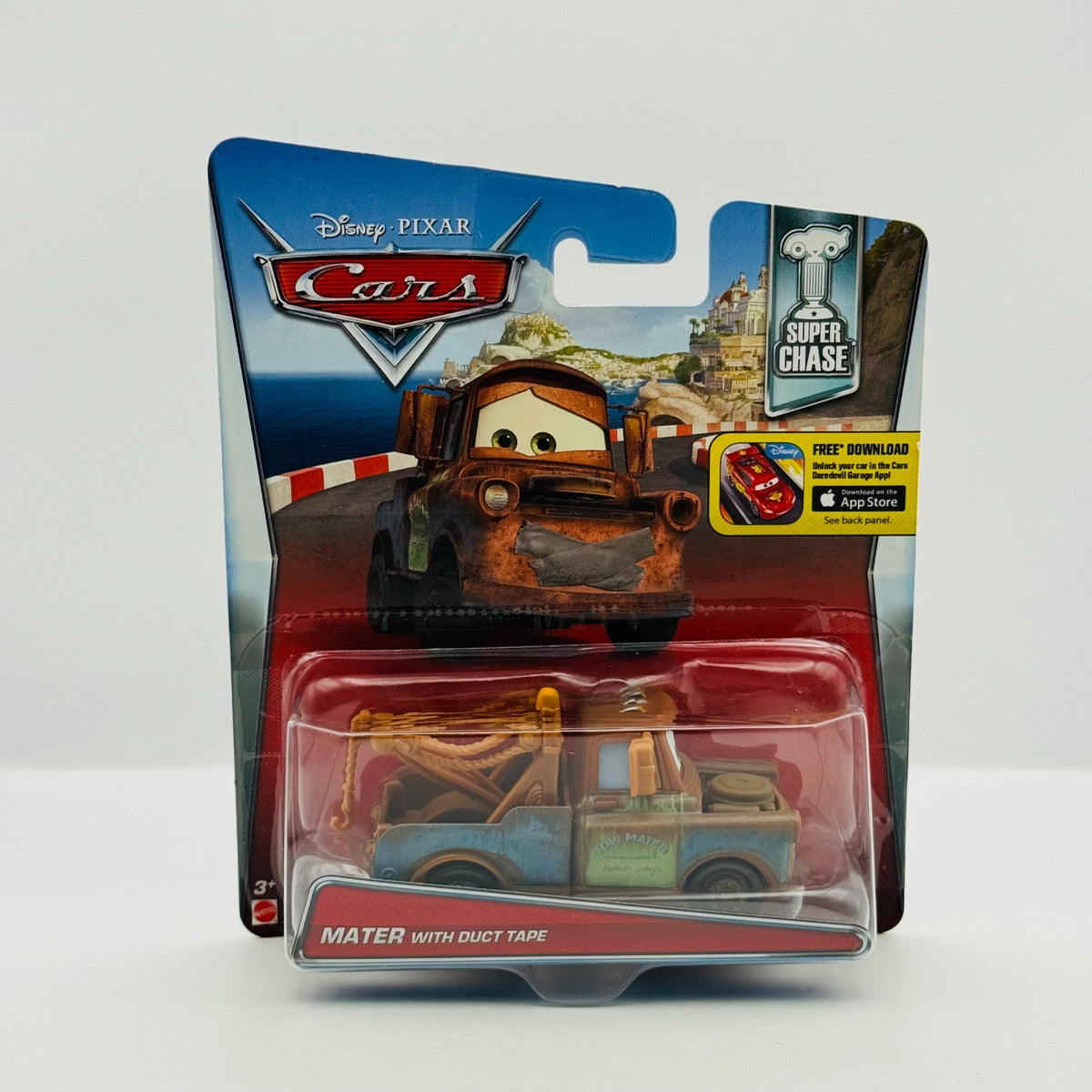 Disney Pixar Cars - MATER WITH DUCT TAPE SUPER CHASE 2016 - 1:55 Diecast