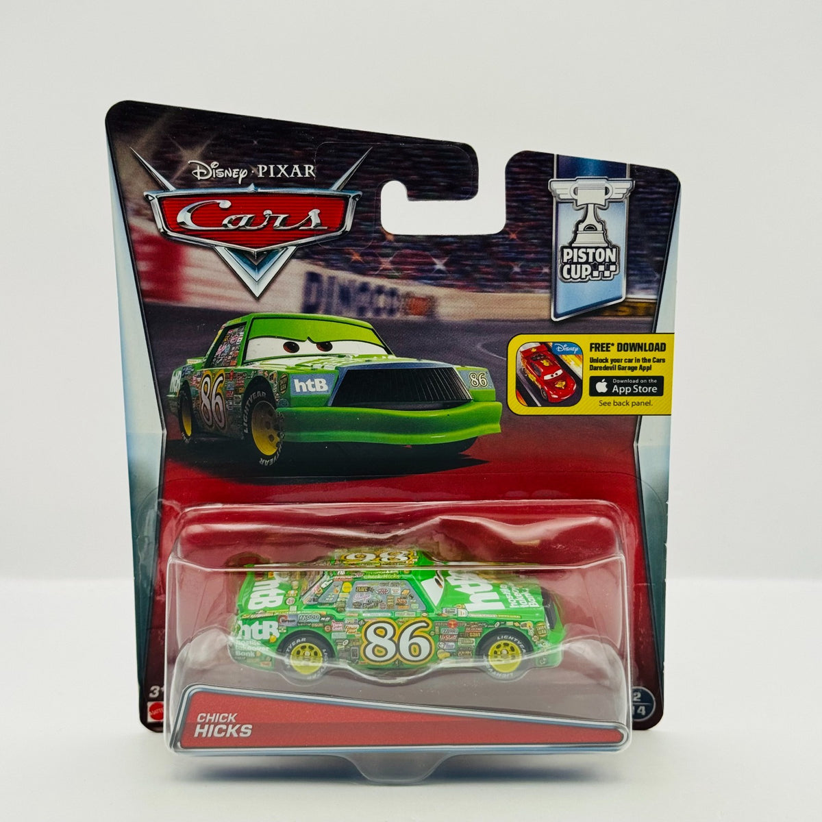 Disney Pixar Cars - CHICK HICKS HTB Piston Cup 2016 - 1:55 Diecast