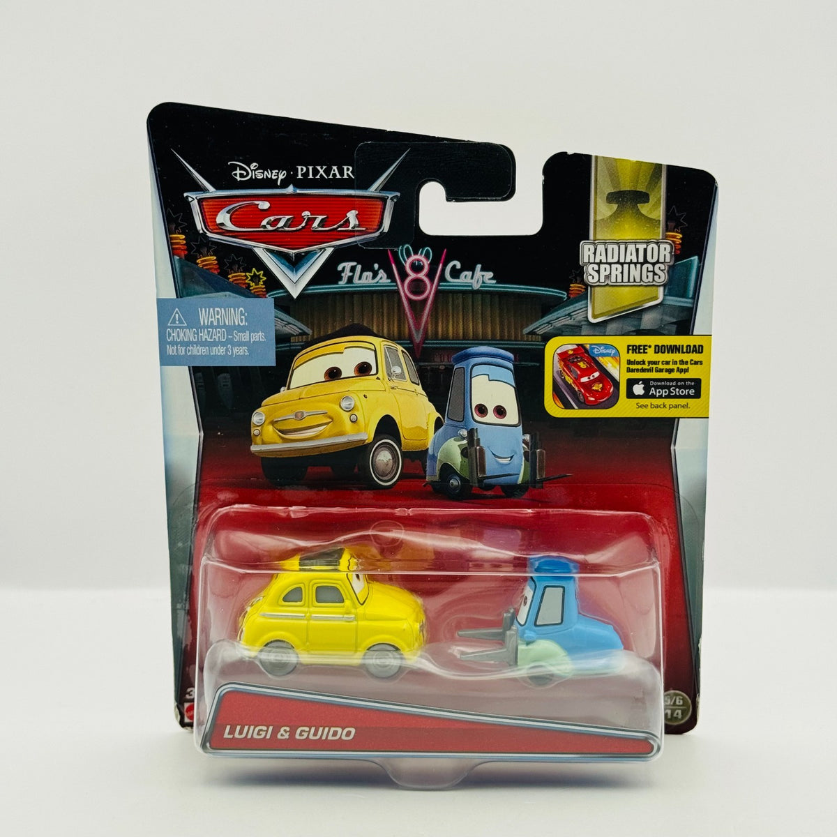 Disney Pixar Cars - LUIGI & GUIDO Radiator Springs 2016 - 1:55 Diecast