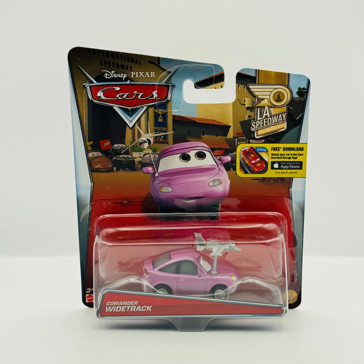 Disney Pixar Cars - CORIANDER WIDETRACK LA Speedway 2016 - 1:55 Diecast