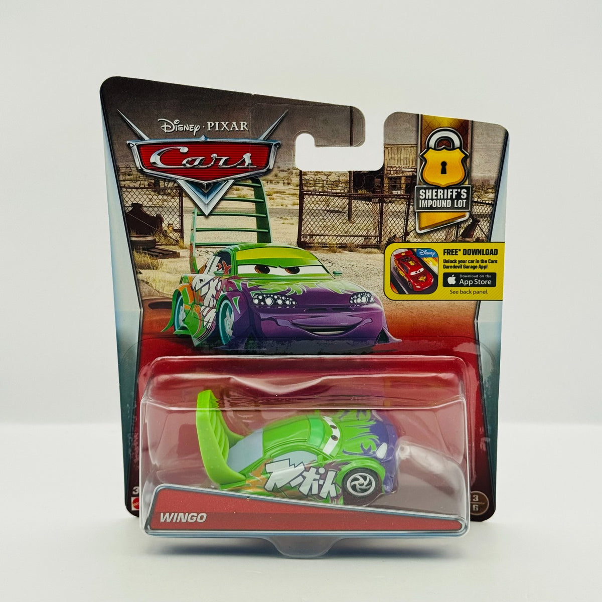 Disney Pixar Cars - WINGO Tuners Sheriff's Impound Lot 2016 - 1:55 Diecast