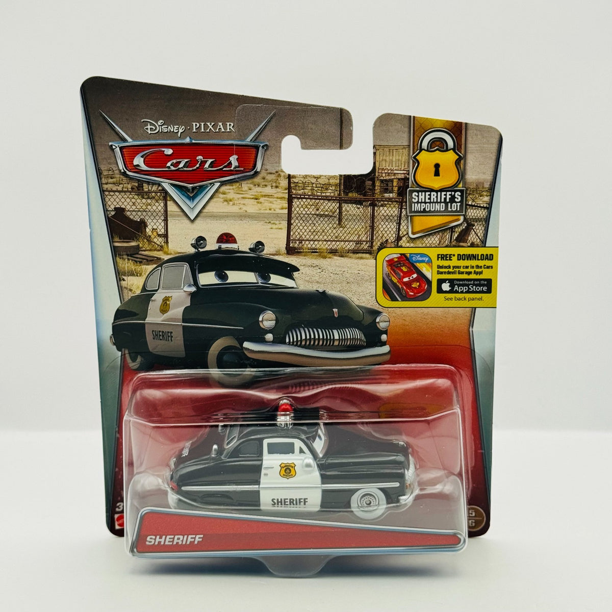 Disney Pixar Cars - SHERIFF Sheriff's Impound Lot 2016 - 1:55 Diecast