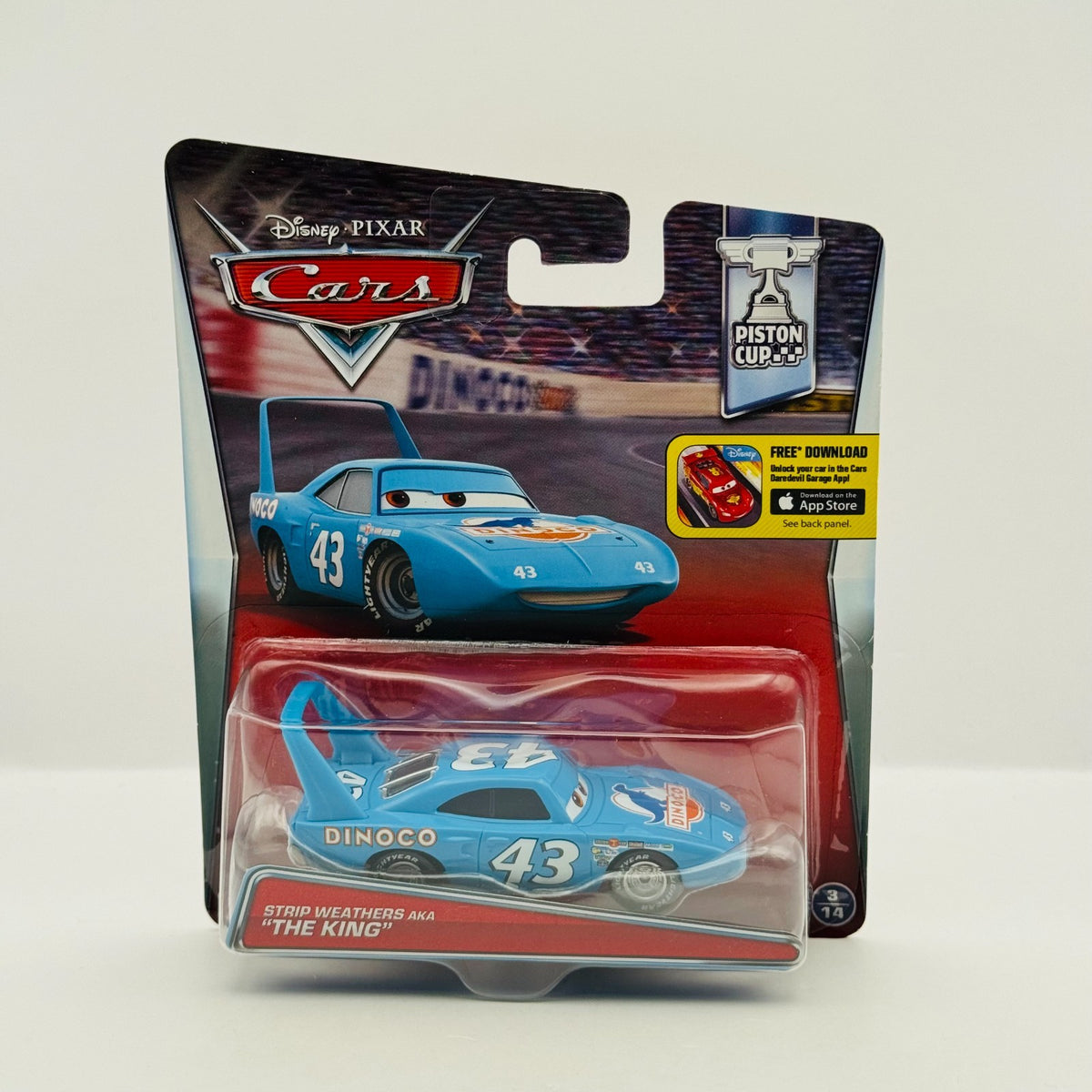 Disney Pixar Cars - THE KING STRIP WEATHERS DINOCO Piston Cup 2016- 1:55 Diecast