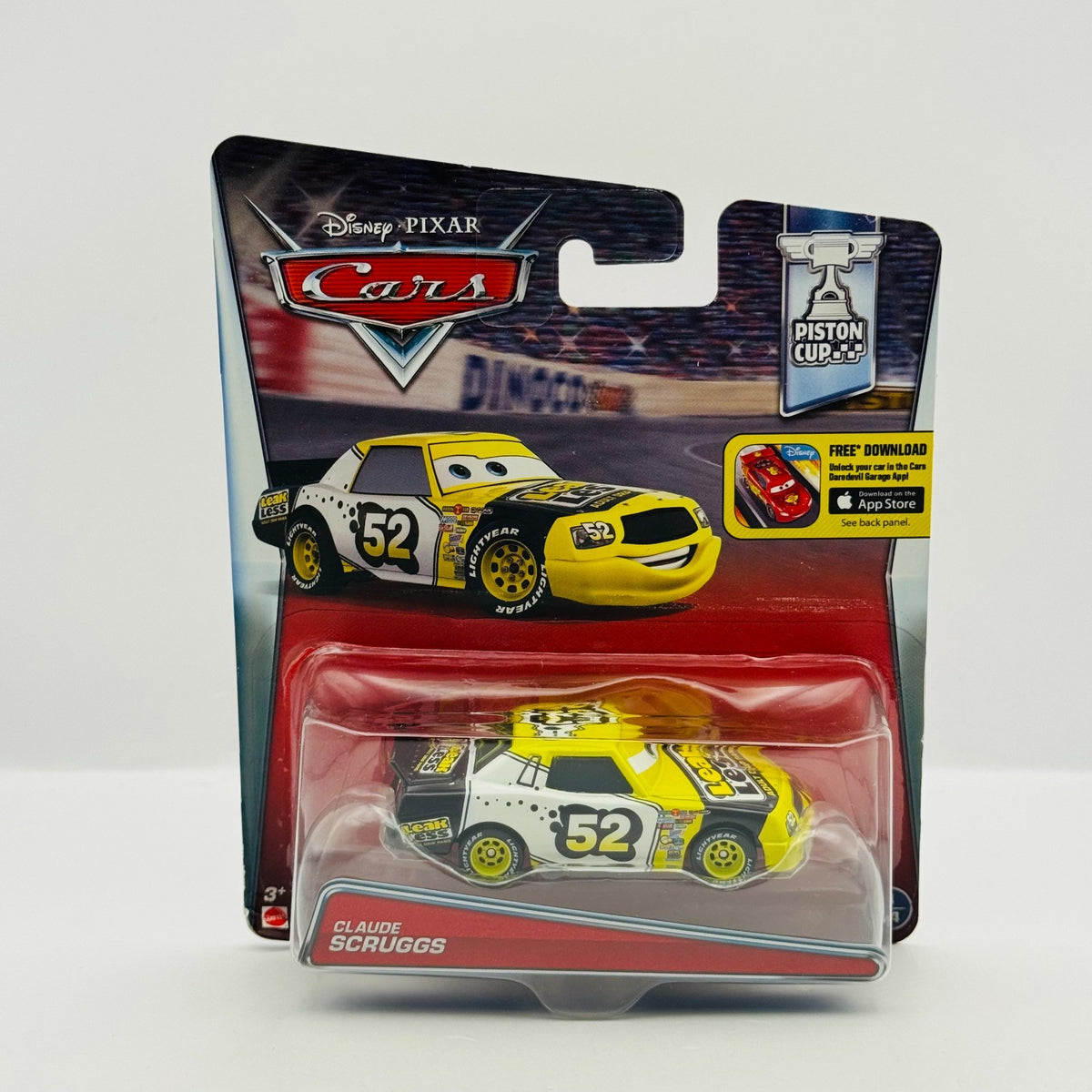 Disney Pixar Cars - LEAK LESS CLAUDE SCRUGGS Piston Cup 2016 - 1:55 Diecast