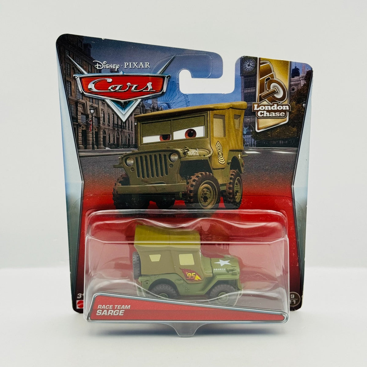 Disney Pixar Cars - RACE TEAM SARGE London Chase 2017 - 1:55 Diecast