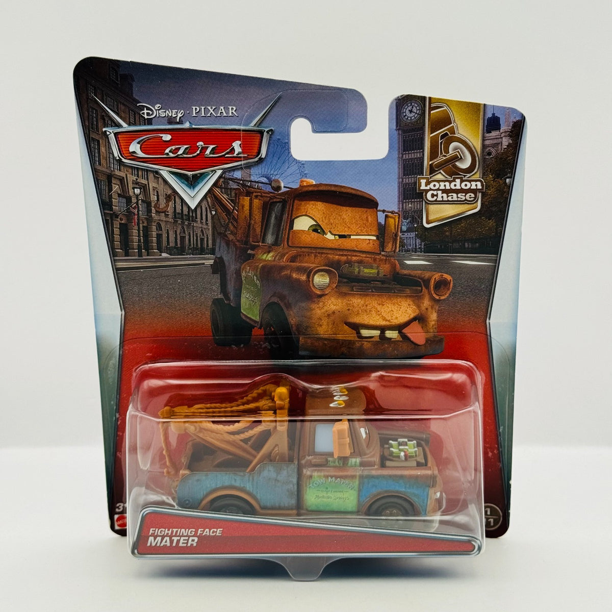 Disney Pixar Cars - FIGHTNING FACE MATER BOMB London Chase 2017 - 1:55 Diecast