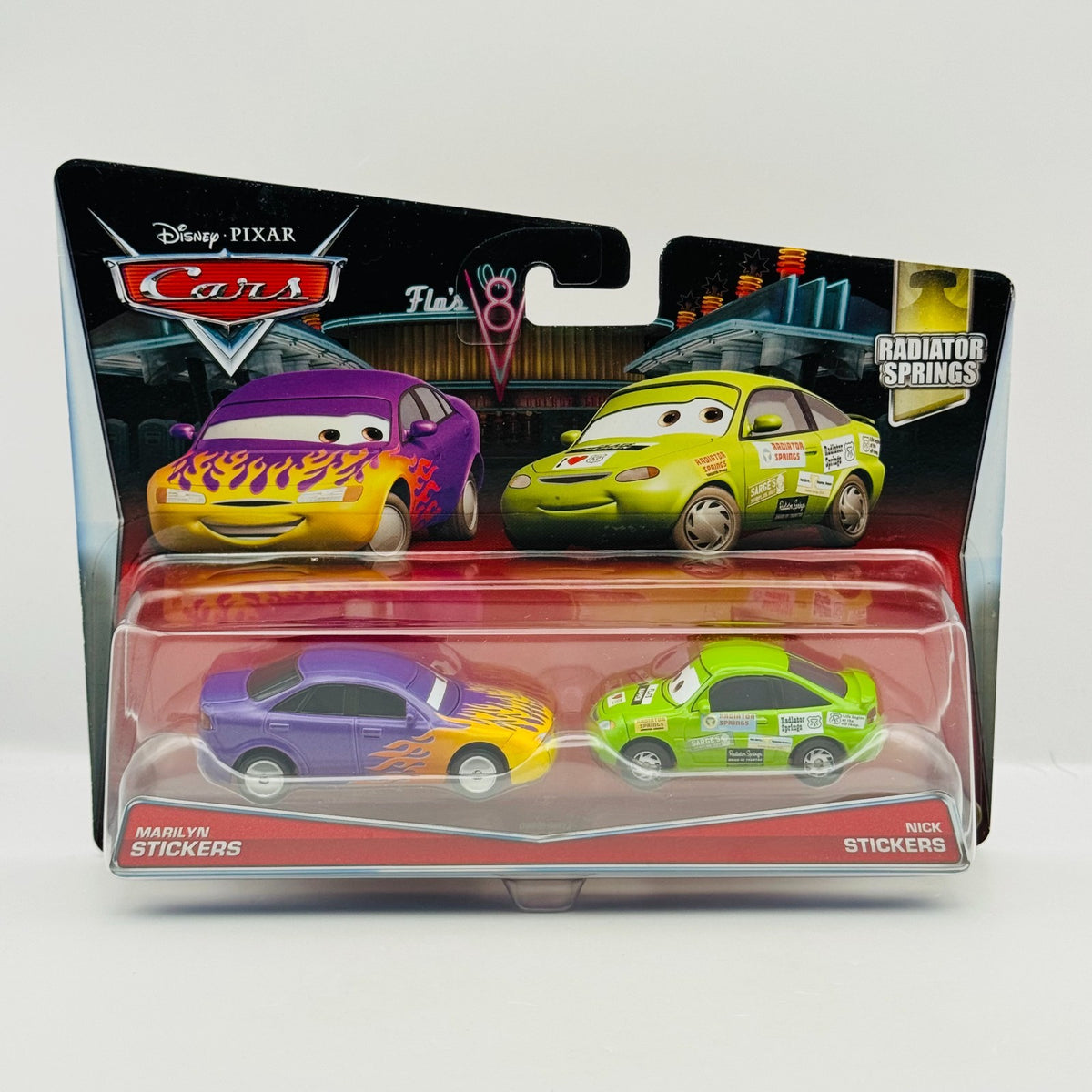 Disney Pixar Cars - MARILYN & NICK STICKERS Radiator Springs 2017 - 1:55 Diecast