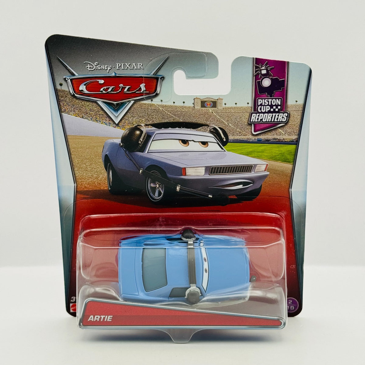 Disney Pixar Cars - ARTIE Piston Cup Reporters 2017 - 1:55 Diecast