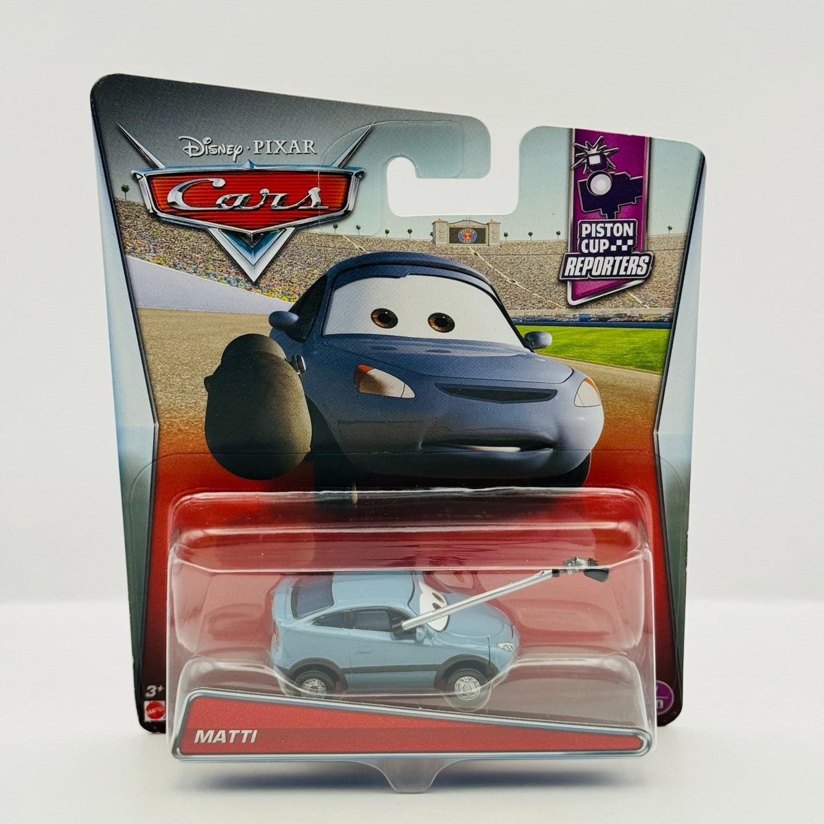 Disney Pixar Cars - MATTI Piston Cup Reporters 2017 - 1:55 Diecast