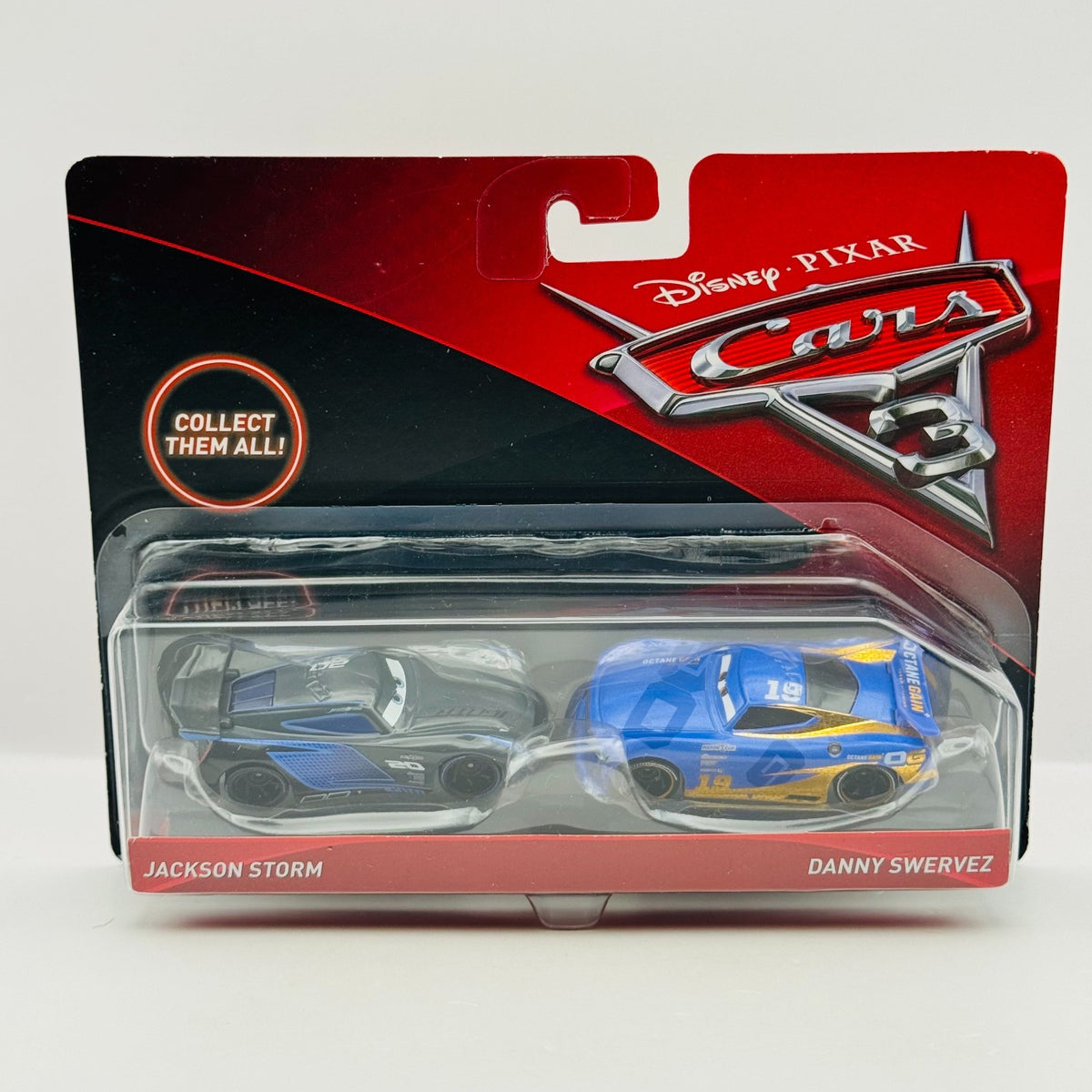 Disney Pixar Cars - JACKSON STORM & DANNY SWERVEZ Cars 3 2017 - 1:55 Diecast