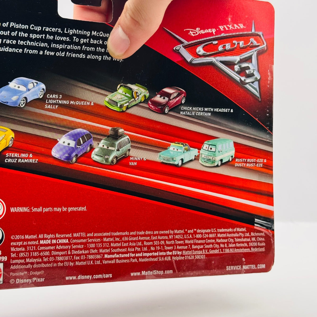 Disney Pixar Cars - BOBBY SWIFT & CAL WEATHERS Cars 3 2017 - 1:55 Diecast