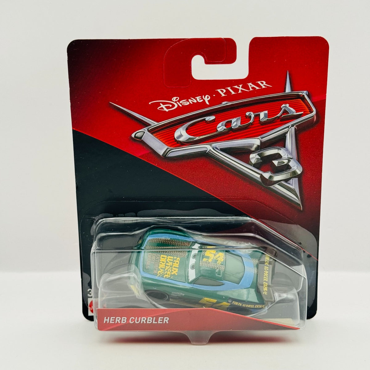 Disney Pixar Cars - HERB CURBLER FAUX WHEEL DRIVE Cars 3 2017 - 1:55 Diecast