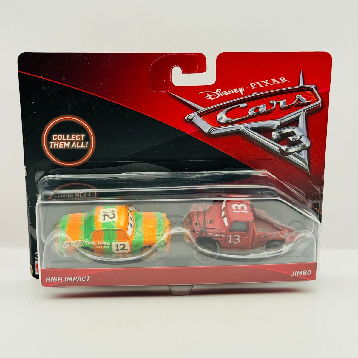 Disney Pixar Cars - HIGH IMPACT & JIMBO Thunder Hollow Cars 3 2017- 1:55 Diecast