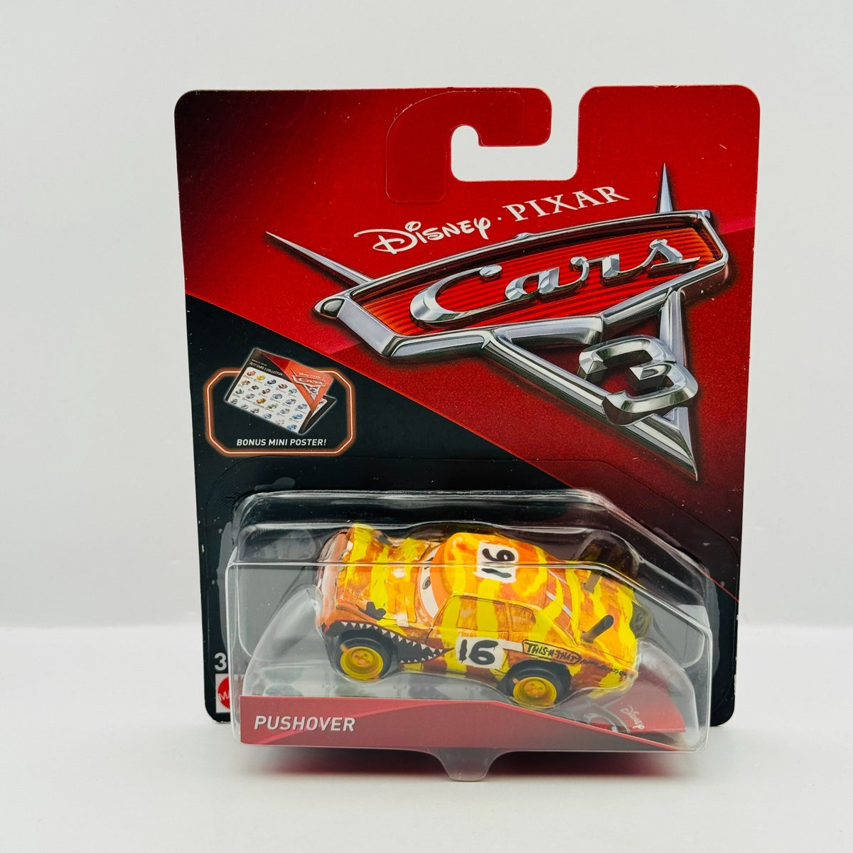 Disney Pixar Cars - PUSHOVER Thunder Hollow Cars 3 2017 - 1:55 Diecast