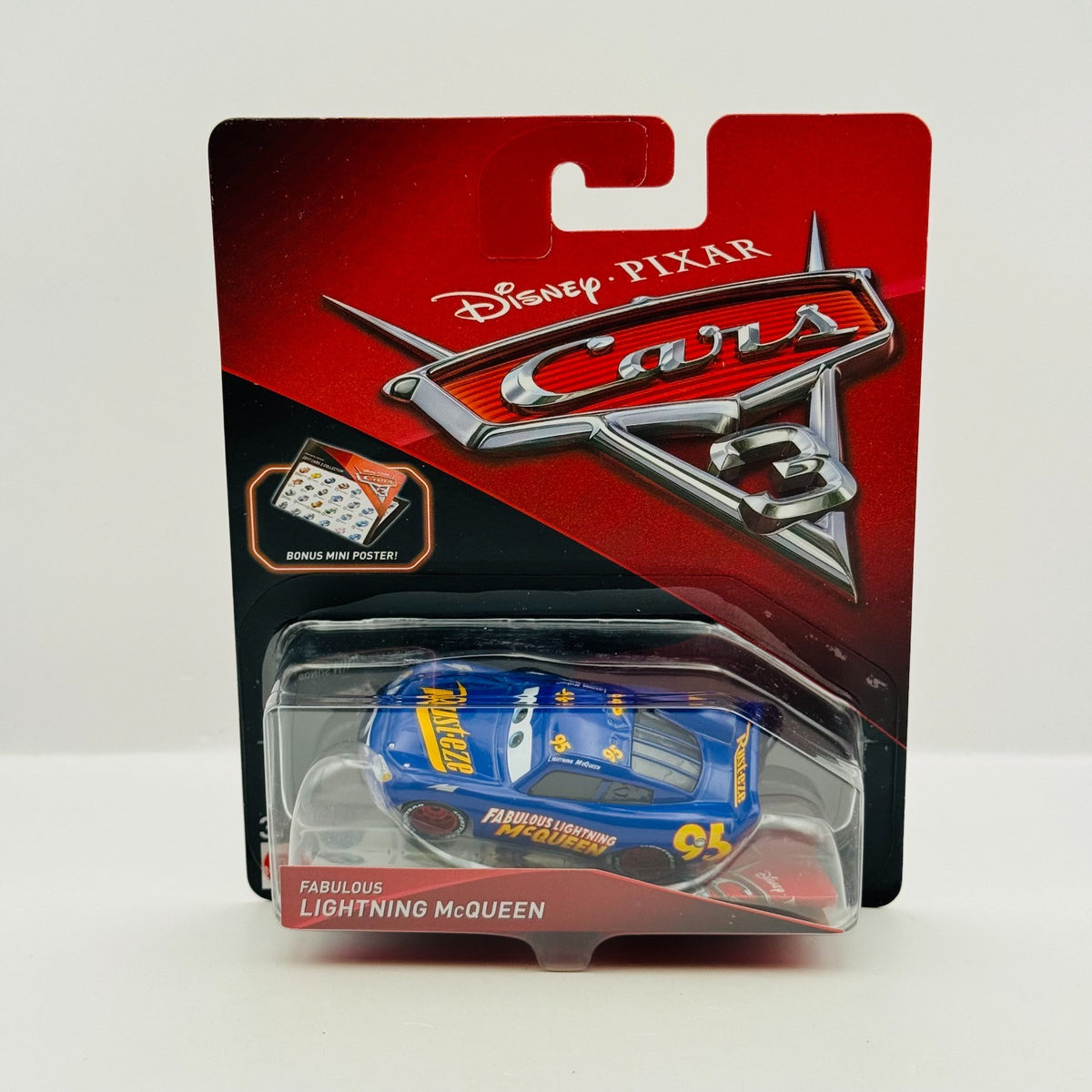 Disney Pixar Cars - FABULOUS LIGHTNING MCQUEEN Cars 3 2017 - 1:55 Diecast