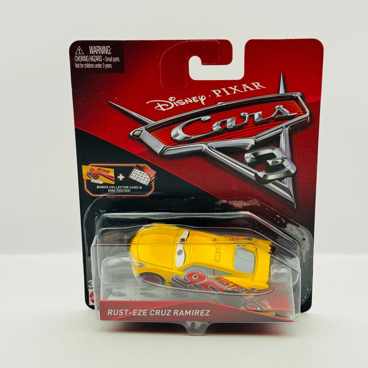 Disney Pixar Cars - RUST-EZE CRUZ RAMIREZ COLLECTOR CARD 2017 - 1:55 Diecast