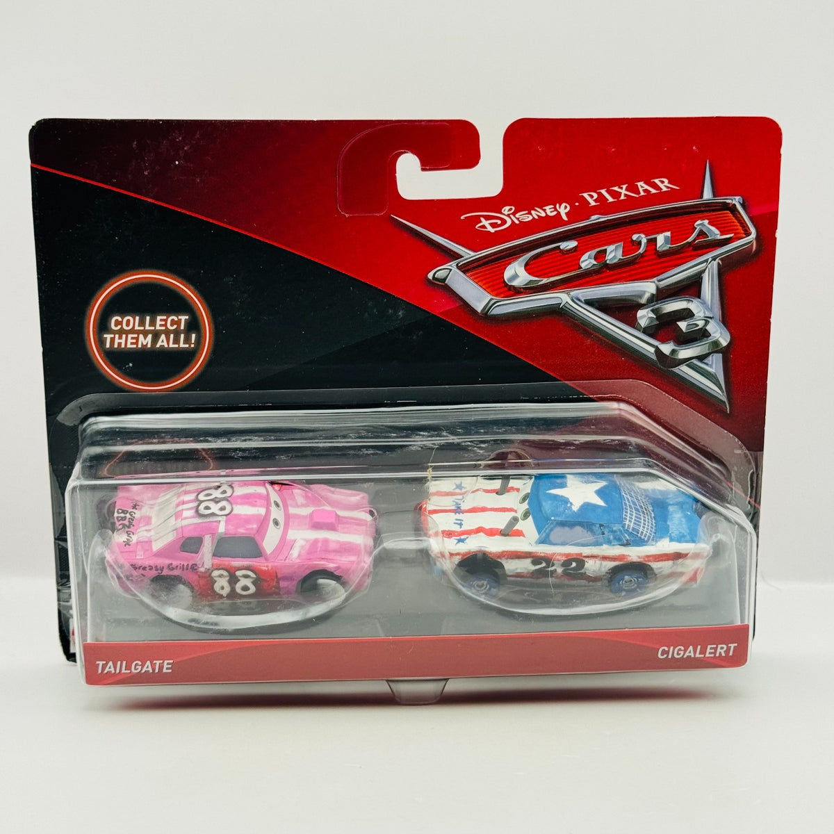 Disney Pixar Cars - TAILGATE & CIGALERT Thunder Hollow Cars 3 2017- 1:55 Diecast
