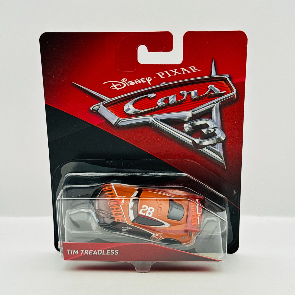 Disney Pixar Cars - TIM TREADLESS NITROADE Cars 3 2017 - 1:55 Diecast