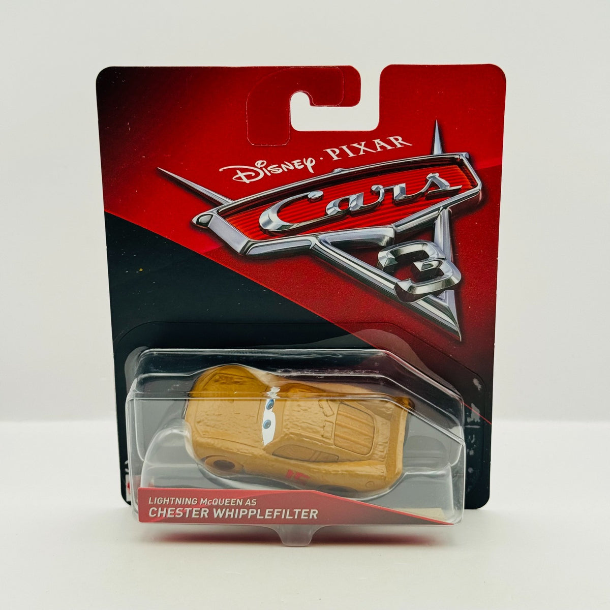 Disney Pixar Cars - CHESTER WHIPPLEFILTER MCQUEEN Cars 3 2017 - 1:55 Diecast