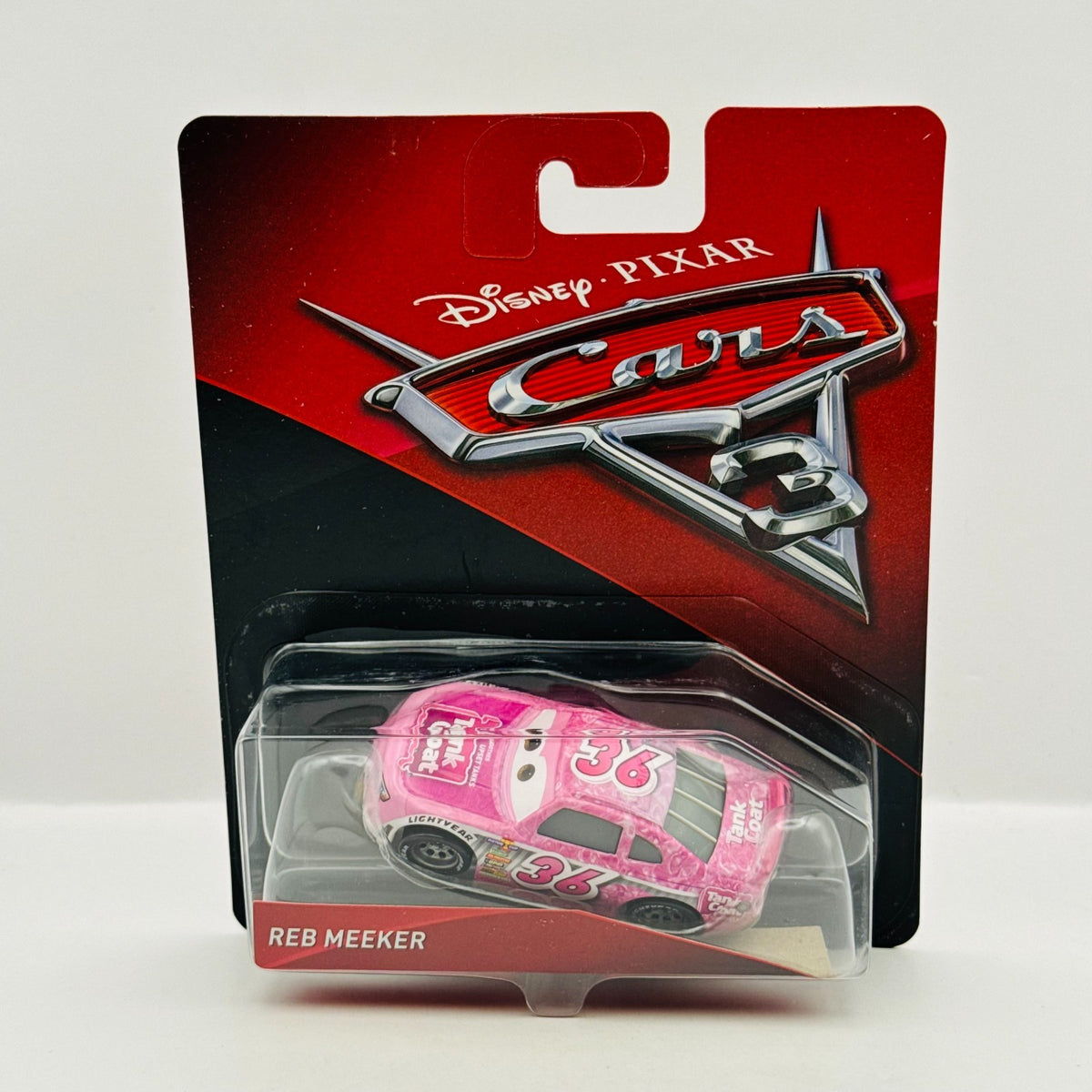 Disney Pixar Cars - REB MEEKER TANK COAT Veteran Racer Cars 3 2017- 1:55 Diecast