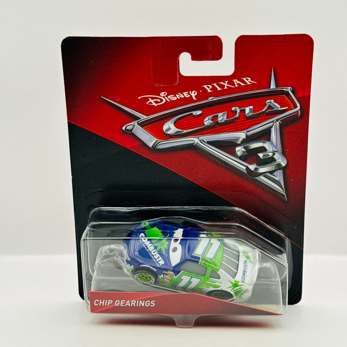 Disney Pixar Cars - CHIP GEARINGS COMBUSTR Veteran Cars 3 2017 - 1:55 Diecast